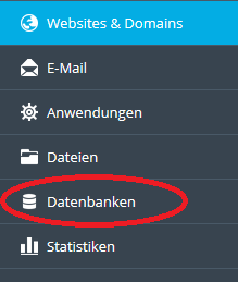 datenbank menu
